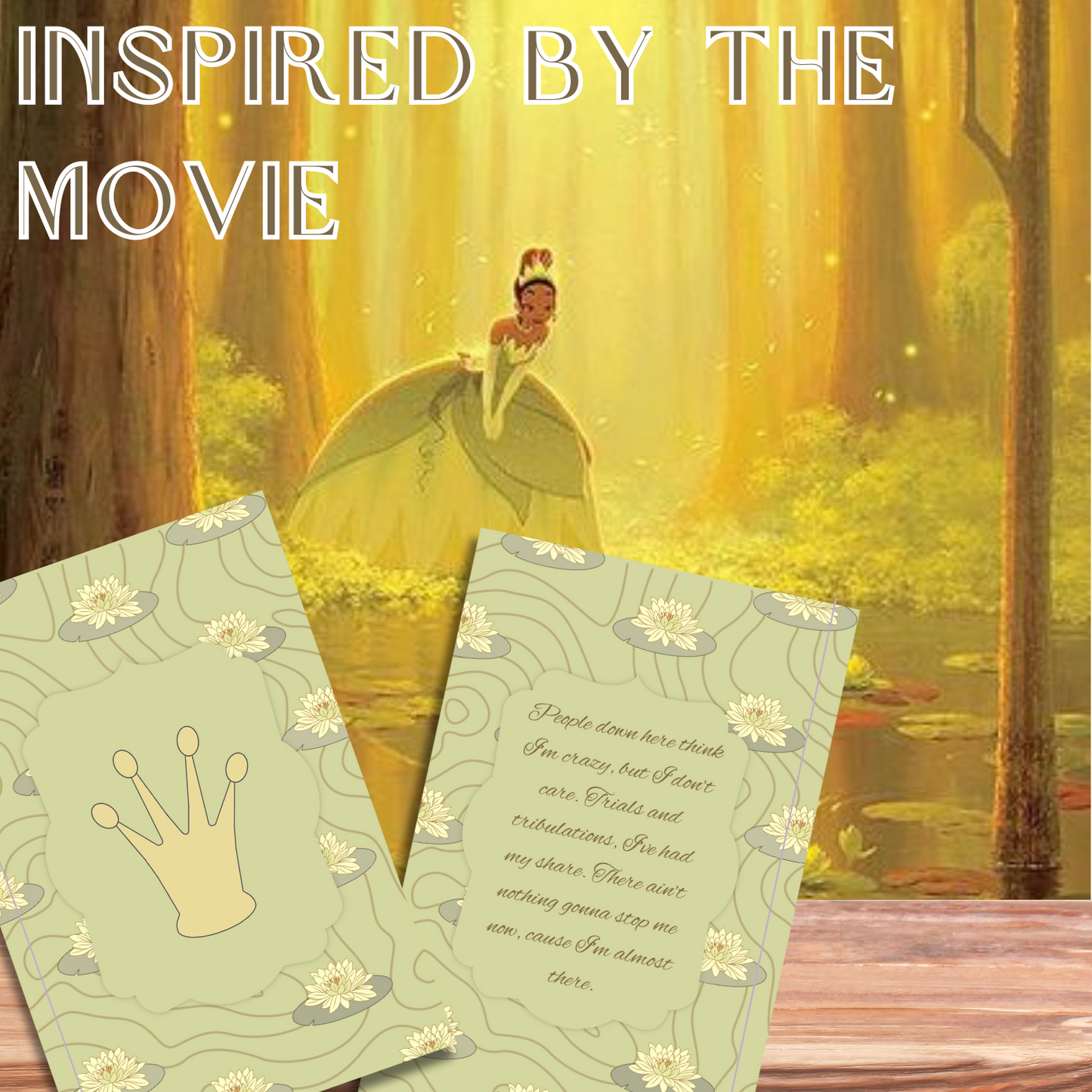 Princess Hardcover Pocket Journal - Tiana (4x6in)
